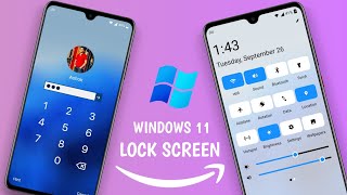How to Apply Windows 11 Lock Screen In Any Android Devices? Win 11 screenshot 4