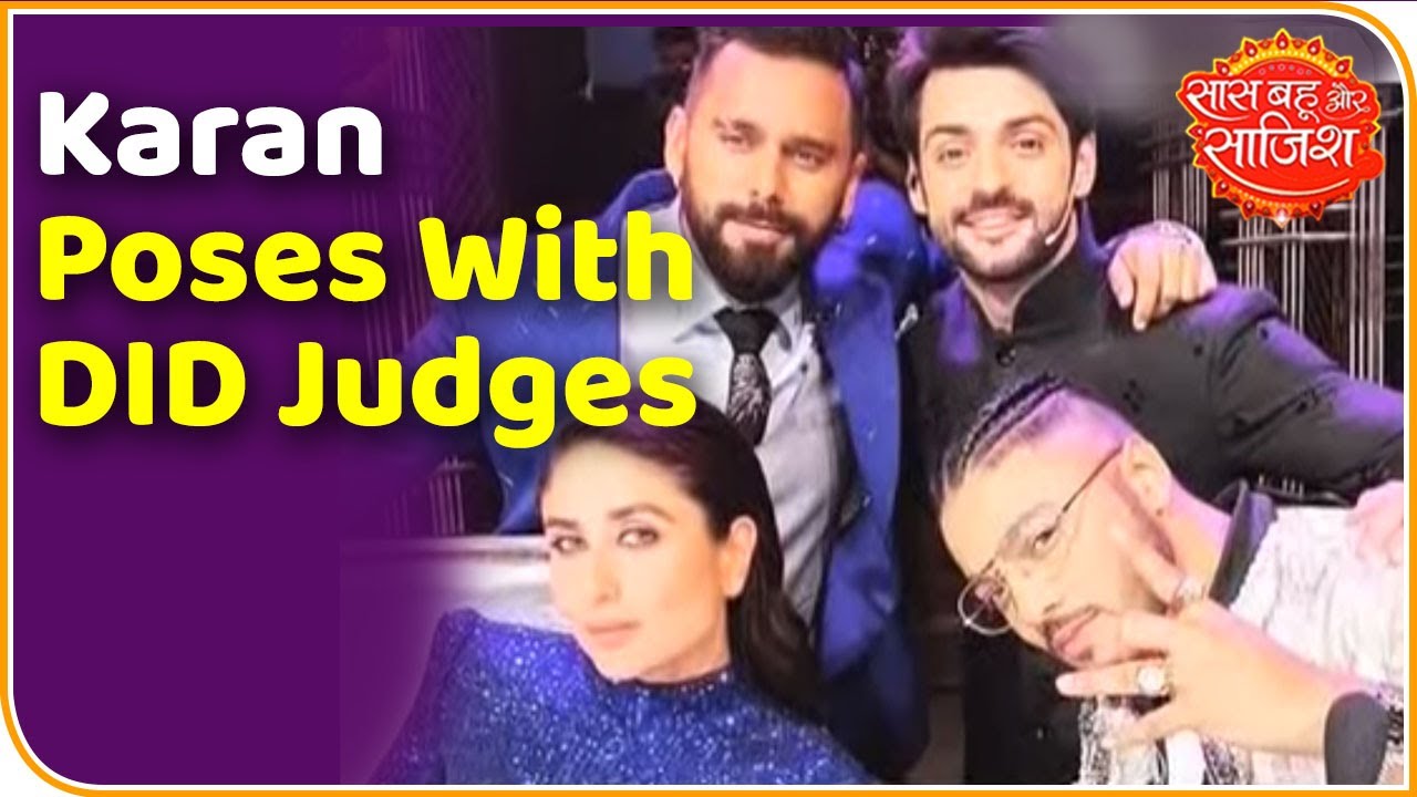 aditi rao Karan Wahi Poses With DID Judges | Saas Bahu Aur Saazish