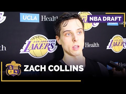 Lakers Workout Gonzaga's Zach Collins (Interview)