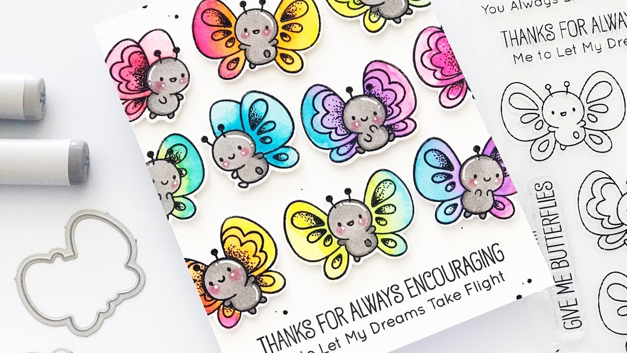 JB Bubbly Butterflies – MFT Stamps