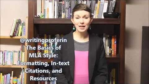 MLA Style In-text Citations