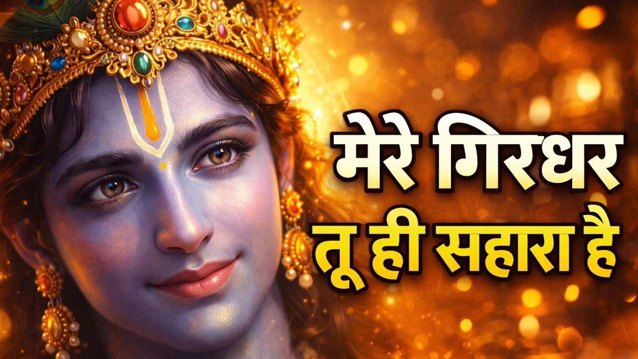 Mere Girdhar Tu Hi Sahara Hai - Krishna - मेरे गिरधर तू ही सहारा है - Meri Naiya Ka Tu Kinara Hai