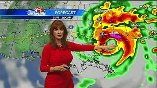 Friday Night: Nate almost a hurricane