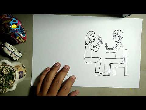 Video: Cara Menggambar Orang Yang Duduk