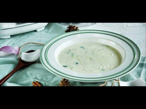 Greenis Blender Recipe: Chicken Potato Spinach Soup