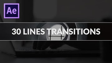 30 Free Line Transitions After Effects Templates