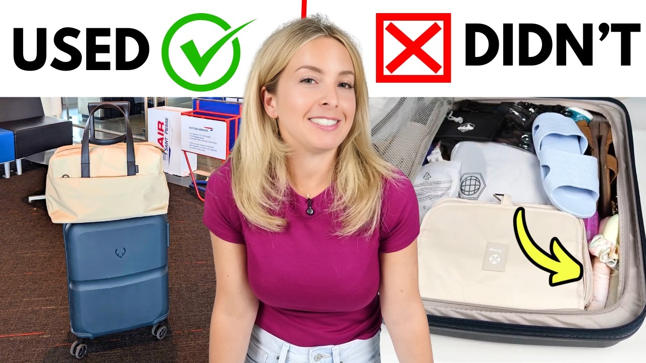 Unpacking My Carry-On after 20 Days: What Worked & What I’d Do Differently!