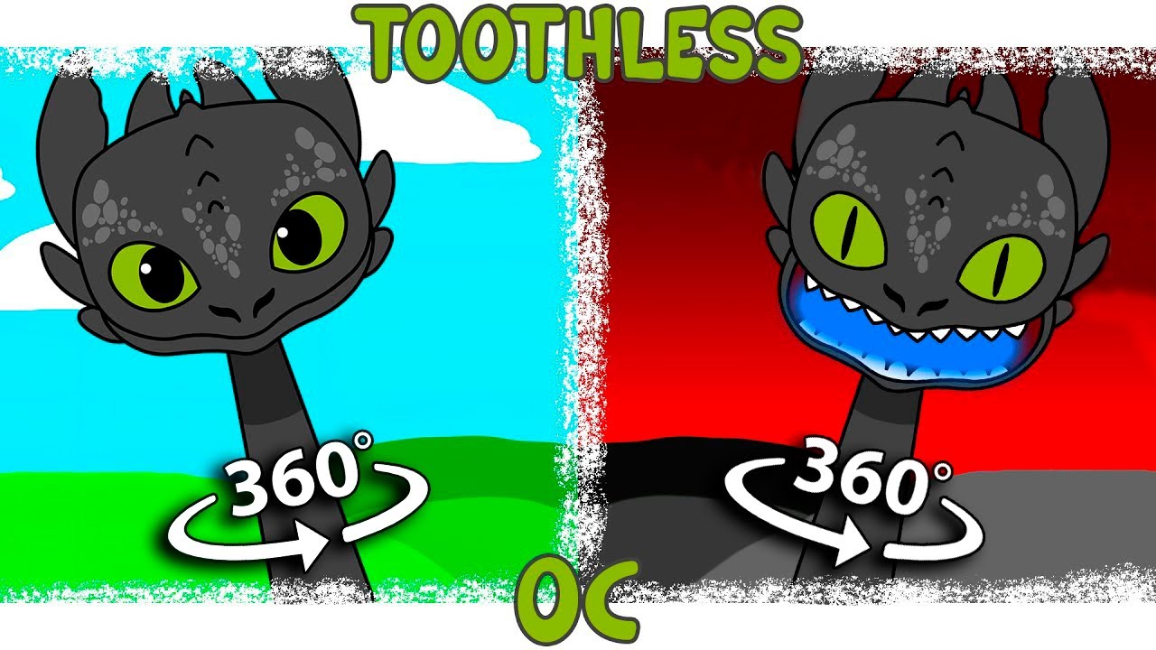 360° VR My Sprunki OC: Toothless (from How to Train Your Dragon)