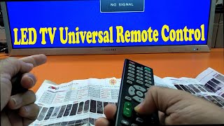 LCD/LED TV Universal Remote Control. A Details in Urdu/Hindi