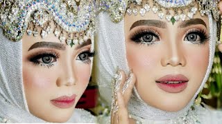 FINISHING MAKEUP DAN PROSES PASANG HIJAB WEDDING BY RISMA WEDDING screenshot 3