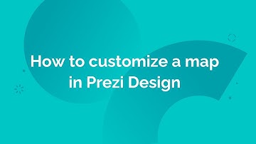 How to customize a map in Infographics (Prezi Design)