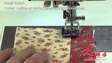 How to use the Janome Acufeed Ditch Quilting Foot 9mm