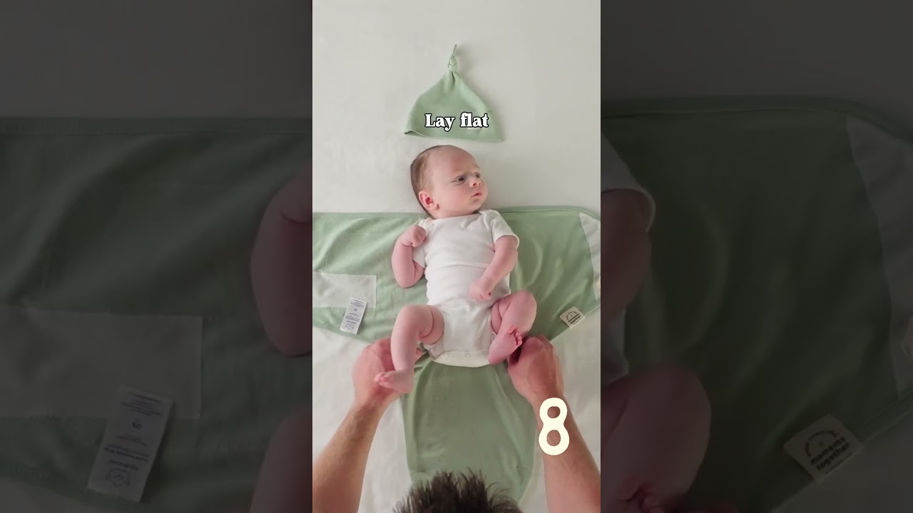 Master the swaddle in 10 seconds!