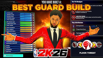 BEST GAME BREAKING GUARD BUILD in NBA 2K26! CONTACT DUNKS + LIMITLESS RANGE + STEAL! BEST BUILD 2K26