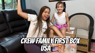 Crew Family First BOX USA🇺🇸 | Crew Family Philippines