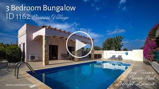 Fantastic Three Bedroom Bungalow For Sale In Picturesque Pissouri Village Id 1162