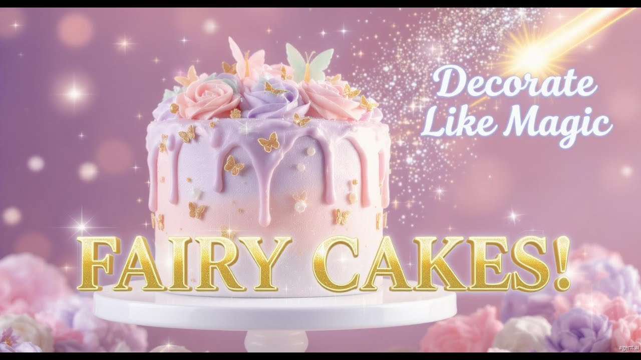 Magical Fairy Tale Cakes – Sparkles, fairy wings, and whimsical décor