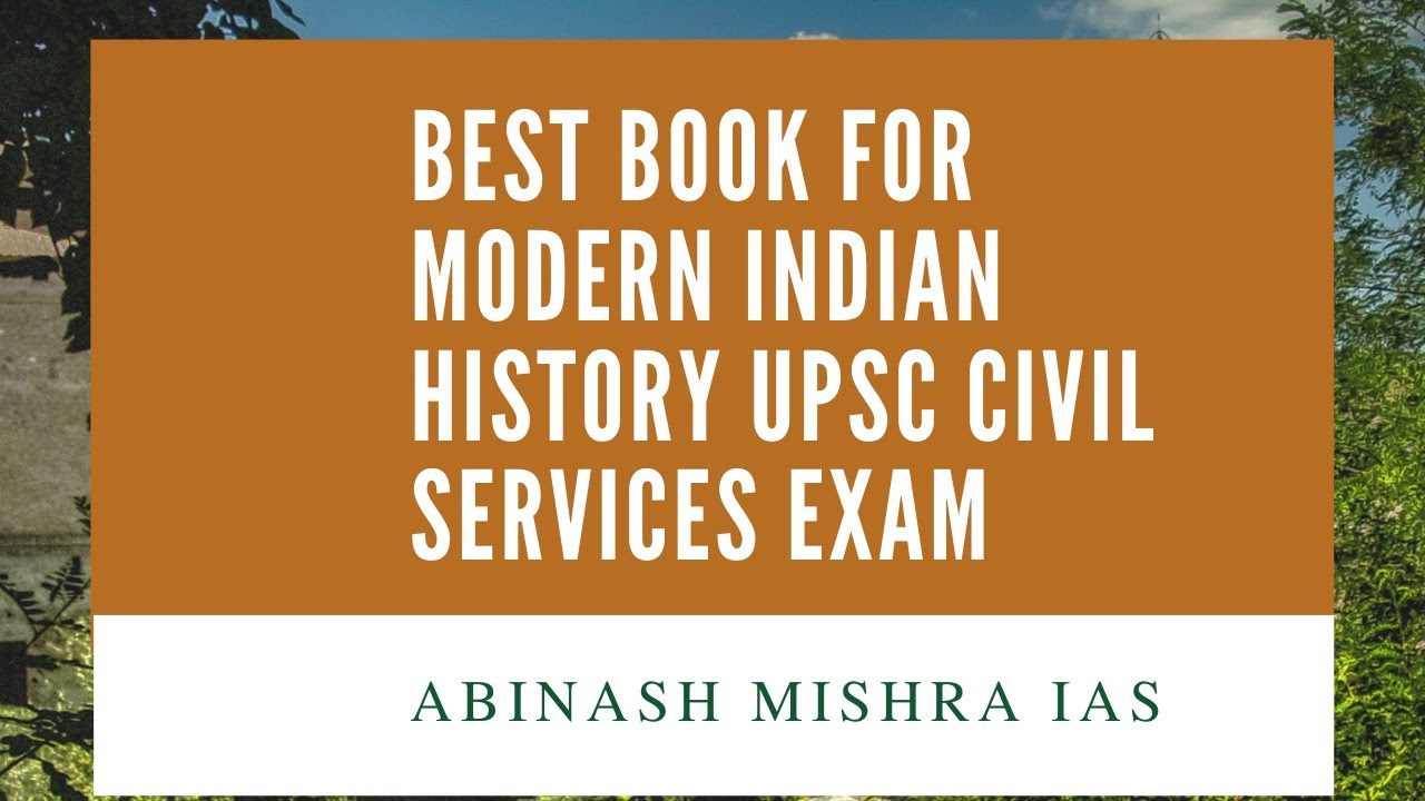 Modern Indian History Books for UPSC civil services exam #upsc2020 # ...