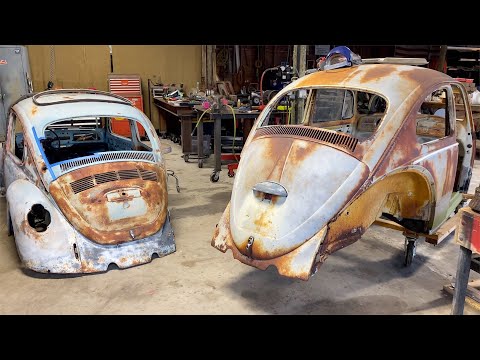 VW Beetle Restoration – Rear Window Metal Repair