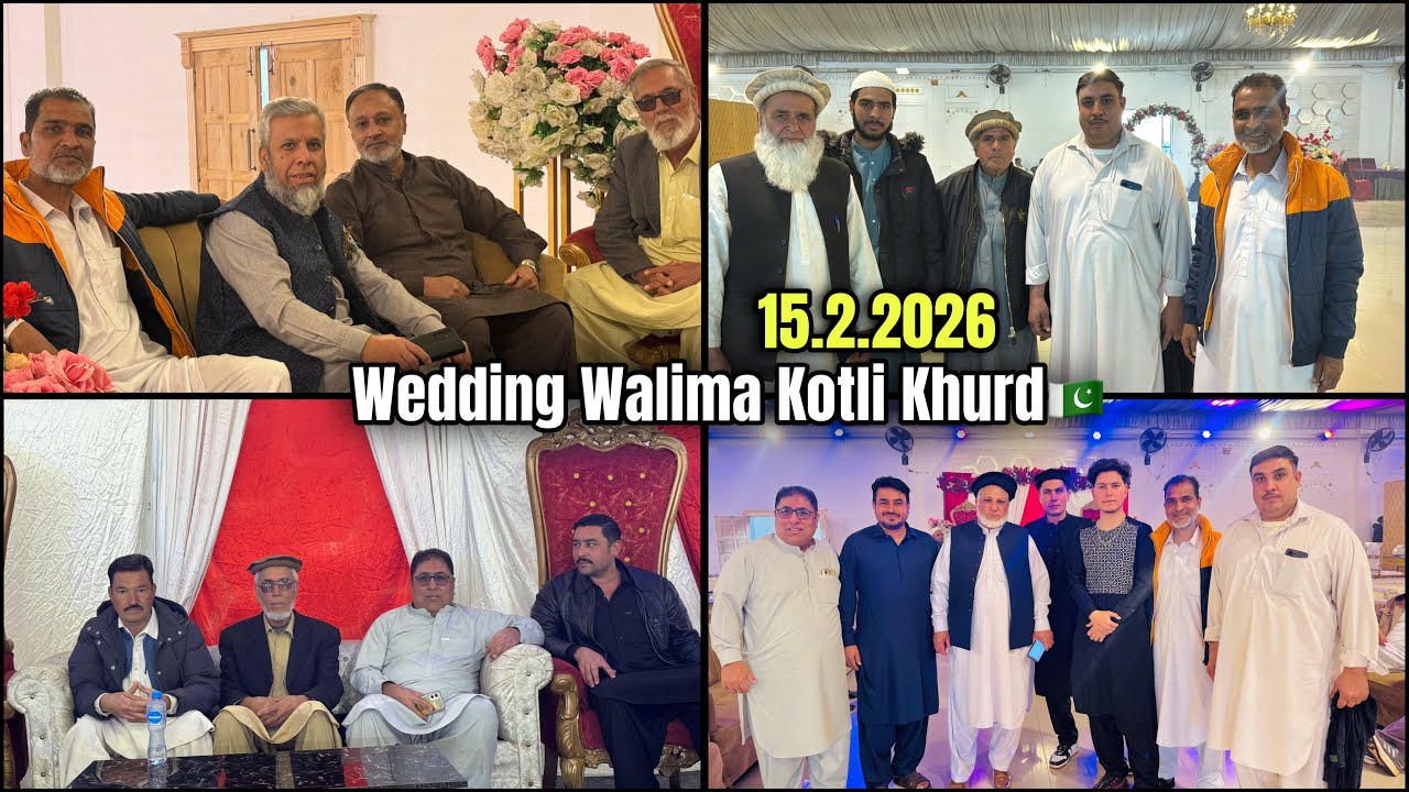 Amjad S/o Of Firak Kotli Khurd Wedding Walima🇵🇰|15.2.2026