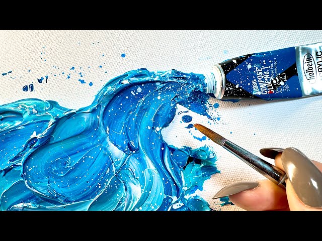 絵の具から飛び出た、美しい世界がエモい…。 - YouTube