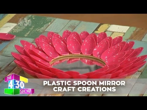 Plastic Spoon Mirror Plastic Spoon Mirror