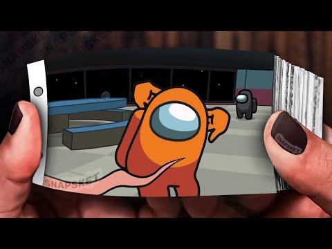 AMONG US Zero two dodging meme - Flipbook