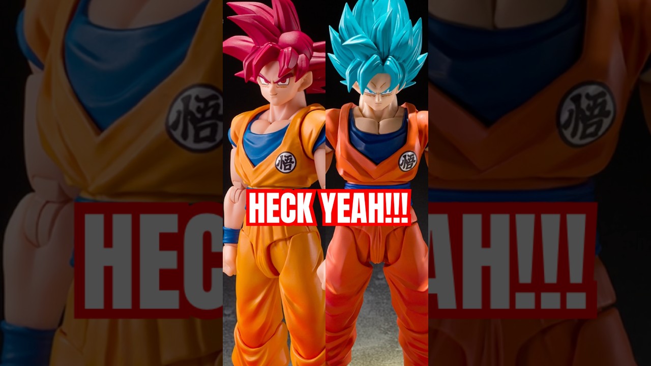 Представлены новые фигурки Супер Сайян Бога и Супер Сайян Бога Супер Сайян Гоку!!! 
