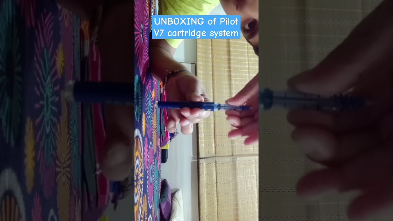 UNBOXING of Pilot V7 Cartridge system 