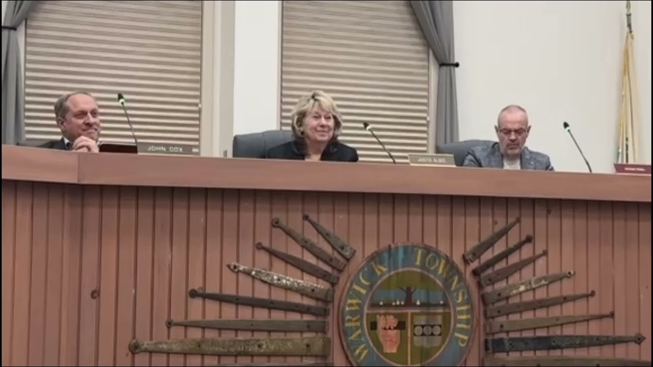 Warwick Township Supervisors Meeting January 15, 2024