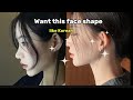 want this face shape 🎀 how get simmer face like Korean jawline exercises face like Korean