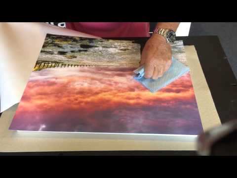 How to block mount a 20" x 16" Inkjet Print in 3 minutes!