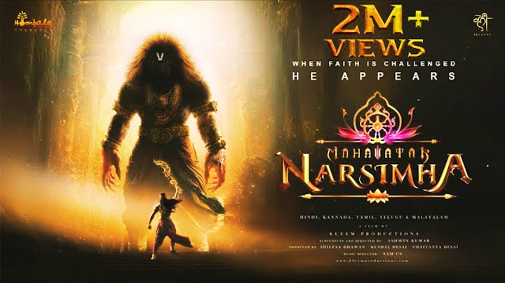 Mahavatar Narsimha Motion Poster Video  Hombale Films  Kleem Productions  Ashwin Kumar