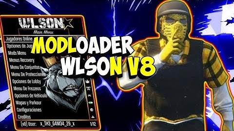 MOD MENU/MODLOADER/WLSON V8/PARA/HEN/CFW/BLUS/BLES/GTA V PS3