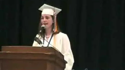 Sheila Reagan High School Speech 2008