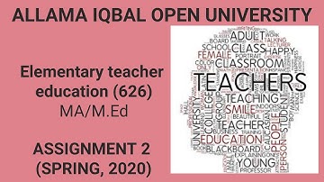 Solved Assignment 2 Course Code 626 Spring, 2020