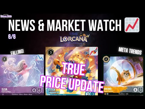 lorcana cards price guide Lorcana MARKET WATCH & NEWS (Updated Set 8 Price Guide)-Ep. 179 6/6