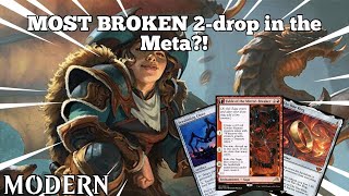 MOST BROKEN 2-drop in the Meta?! | Mono Red Magda | Modern | MTGO