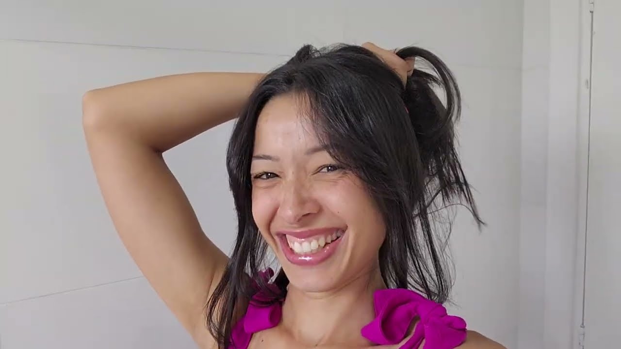 CORTEI A FRANJA SOZINHA EM CASA 💇‍♀️💚