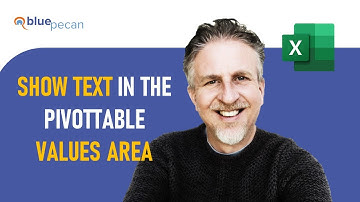 How Can I Show Text in the PivotTable Values Area Instead of Numbers? | Display Unique Text Values