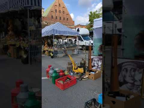 Vidéo: Marchés aux puces à Gdansk