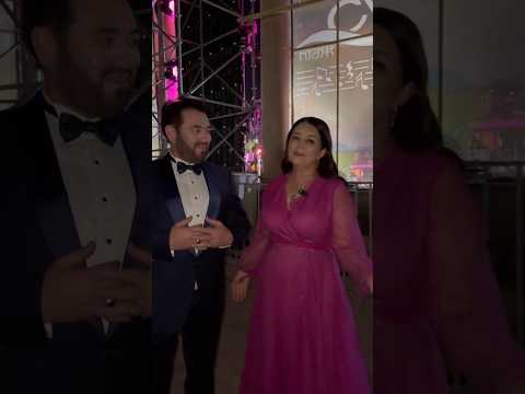 From the 95th anniversary of our father Shamshi Kaldayakov... With Mrs. Svetlana Aitbayeva