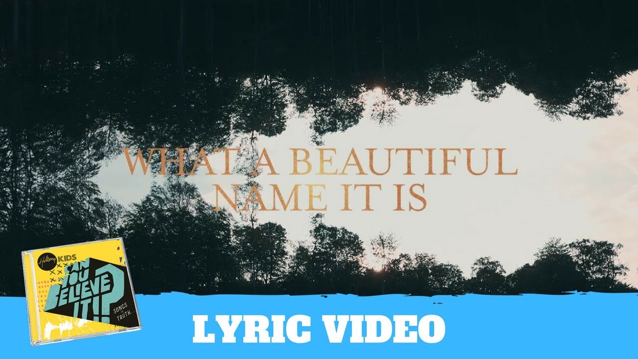 What A Beautiful Name Lyric Video Hillsong Kids YouTube