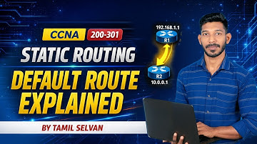 Static Routing & Default Route Explained Step-by-Step | CCNA Networking! #ccna #staticrouting
