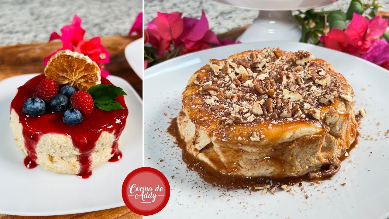 SIN AZÚCAR, SIN HARINA. PASTEL DE QUESO (CheeseCake) ESTUFA y HORNO. Menos Grasa Más Proteína | Addy