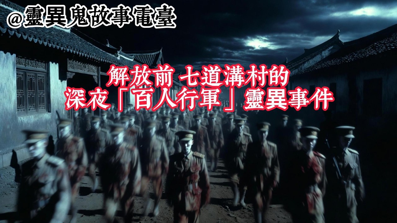 解放前七道溝村的深夜「百人行軍」靈異事件 #靈異故事 #鬼故事 #助眠故事 #恐怖故事 #怪談