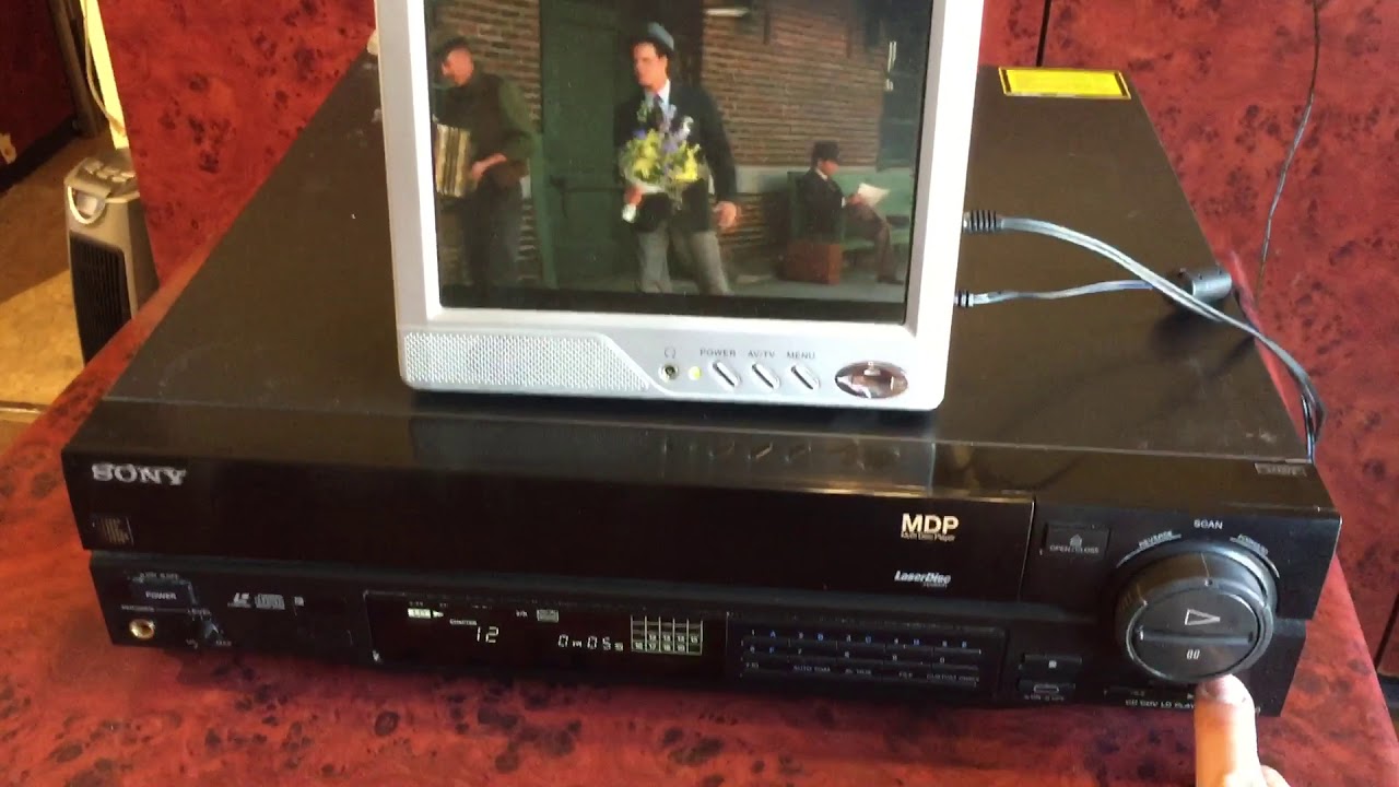 Sony MDP440 Laserdisc Player II. YouTube