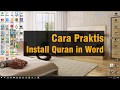 Download Quran in Word dan Cara Install Quran in Word Terbaru 3.0 (32 dan 64 bit)