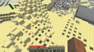 Biggest Minecraft Sand Wave Ever!!!!!!