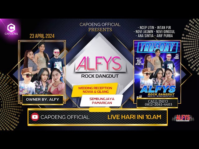 Live ALFYS Production | The Wedding Novia & Gilang | Sembungjaya, Selasa, 23 April 2024 | Siang class=